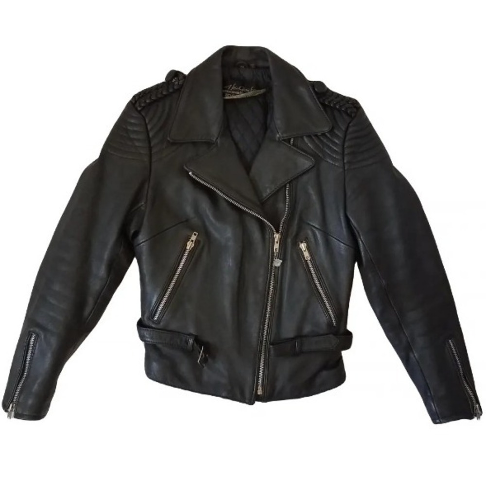 Harley-Davidson Black Leather Moto Jacket